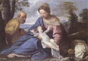 Rest on the Flight into Egypt (mk05), Simone Cantarini,Called Il Pesarese